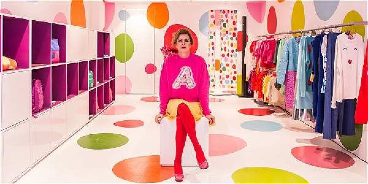 Llena de color, como es el mundo de Ágatha Ruiz de la Prada, es la tienda que abrió en Unicentro de Bogotá.