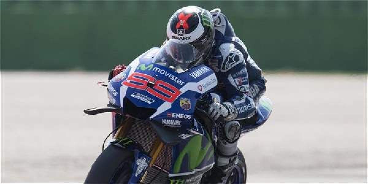 Jorge Lorenzo, motociclista español.