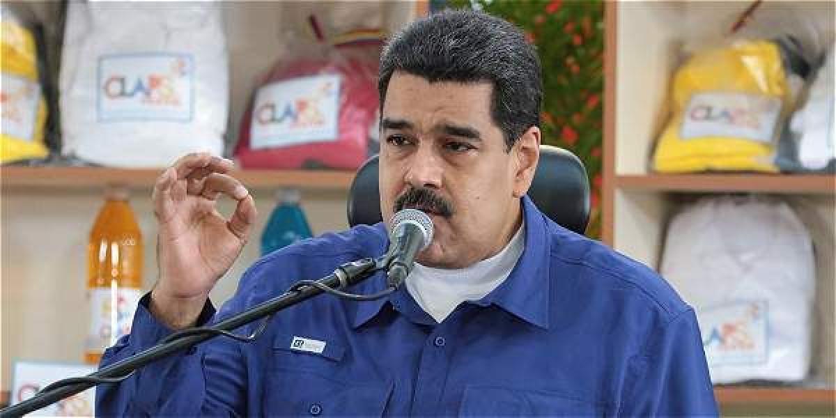 Nicolás Maduro asegura que en las calles y almacenes de Cúcuta se ven billetes venezolanos y que Colombia tiene que actuar al respecto.