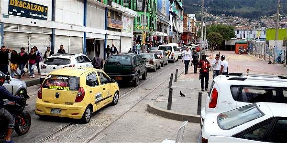 Este es el sector de la calle 10.ª entre la avenida Caracas y la carrera 10.ª, en San Victorino.