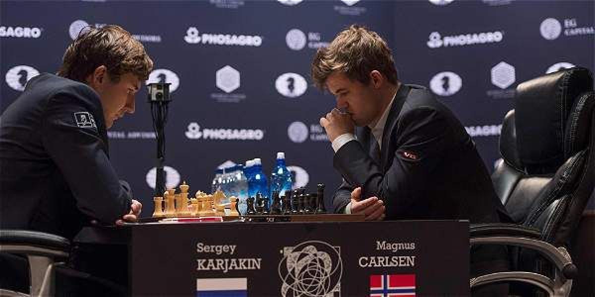 Magnus Carlsen y Sergey Karjakin.