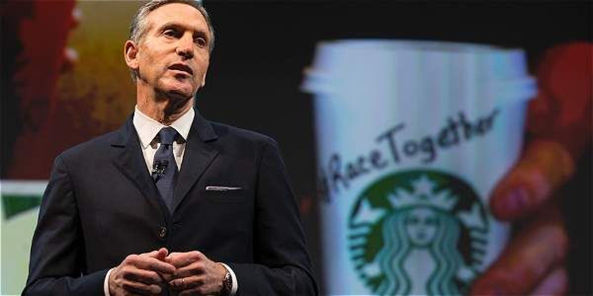 Howard Schultz, CEO de Starbucks. AFP