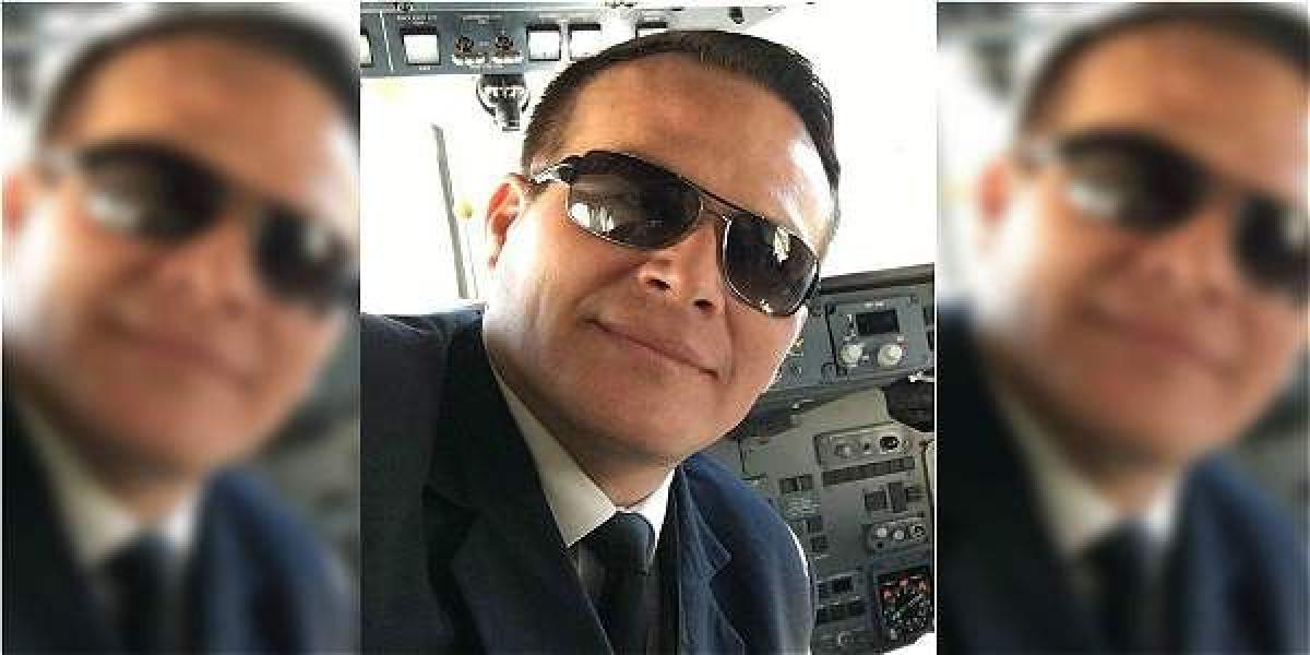 Miguel Quiroga, piloto del avión accidentado, quien también fue capitán de la Fuerza Aérea Boliviana.