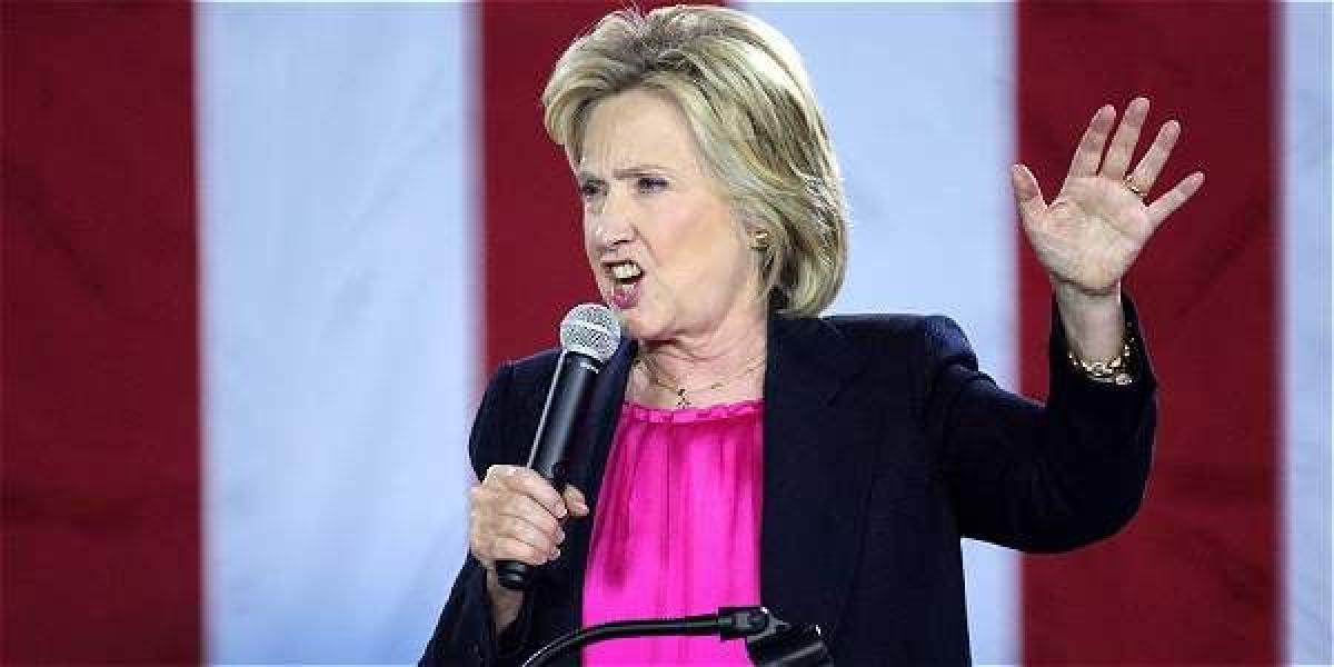 La candidata demócrata a la presidencia de Estados Unidos, Hillary Clinton.