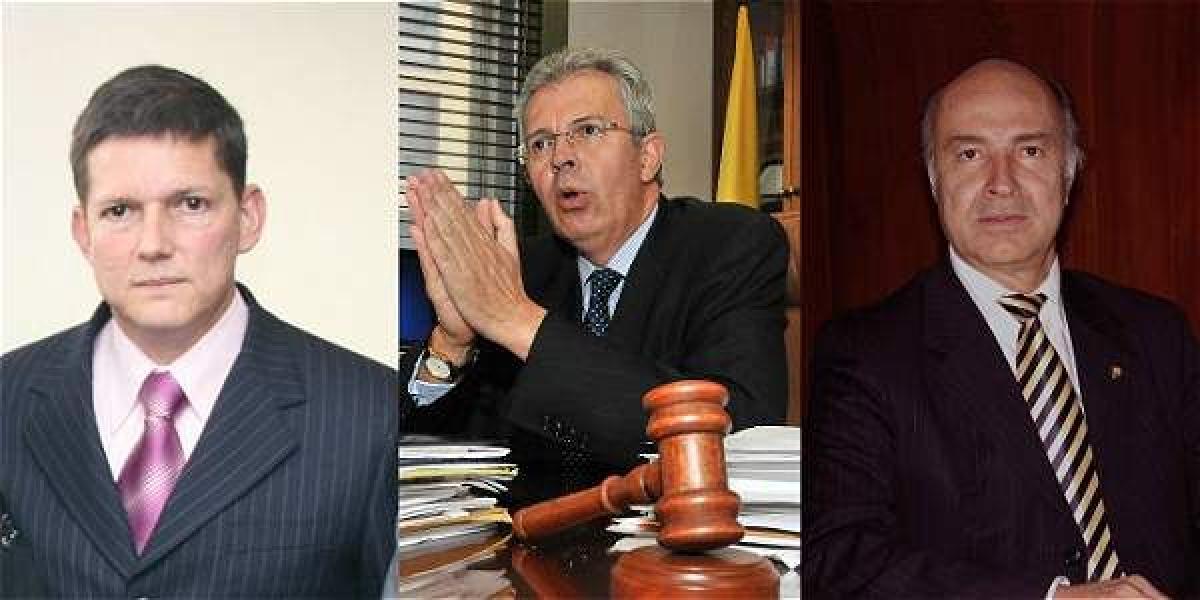 Los exmagistrados Wilson Ruiz, Jaime Arrubla y Enrique Gil hacen parte de la terna conservadora para Procurador.