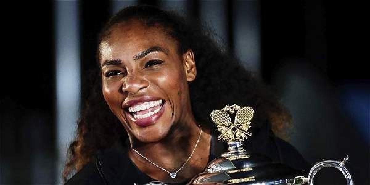Serena Williams, ganadora del Abierto de Australia.