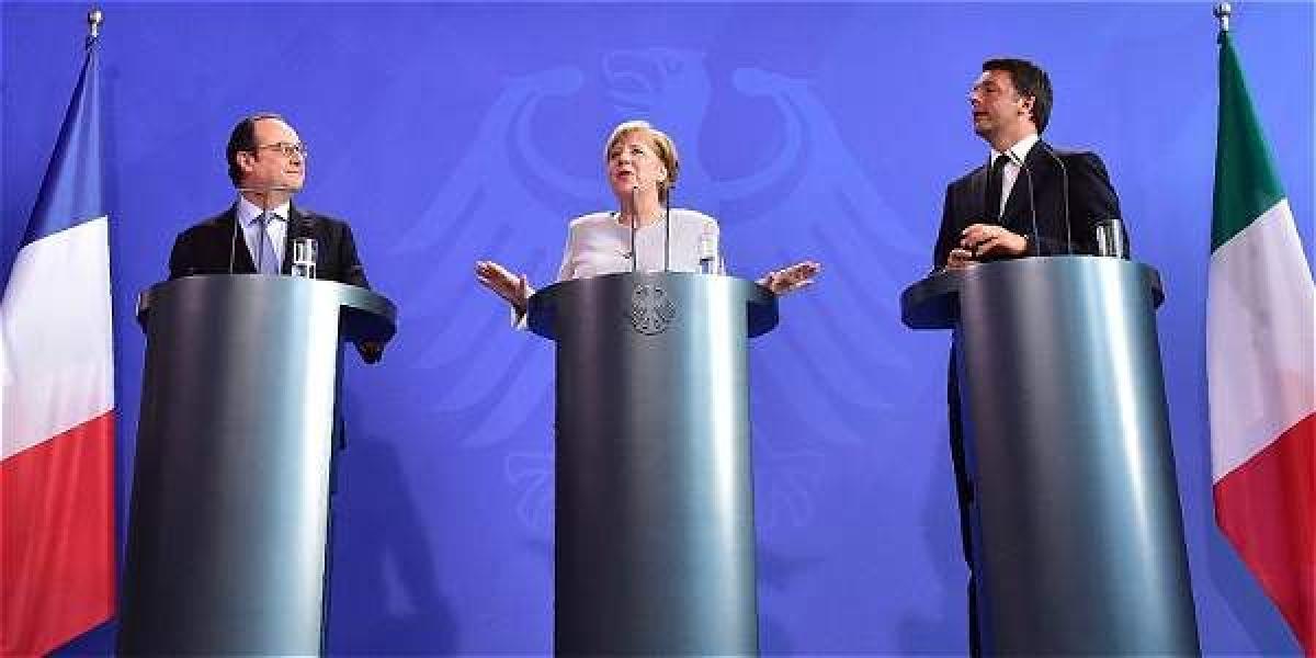 Los tres líderes tratan de hacer que la UE responda correctamente a los retos de hoy.