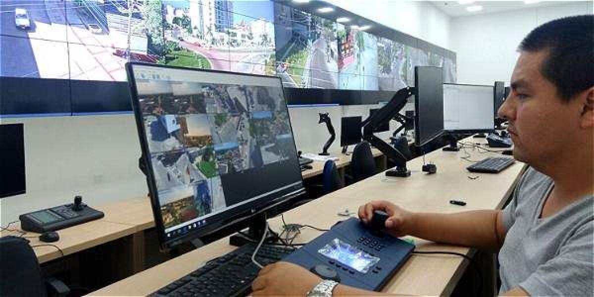 Las cámaras de video vigilancia ya están instaladas y conectadas a la Central de la Policía Metropolitana de Barranquilla.