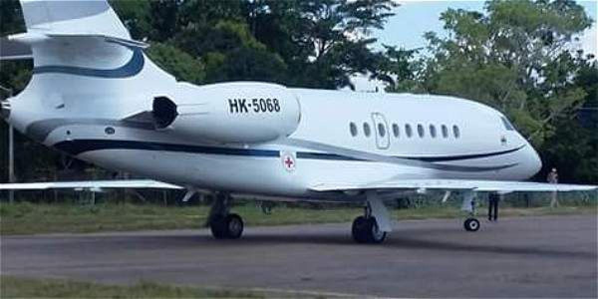 En este avión, de matricula HK-5068, llegó el líder de las Farc a Colombia.