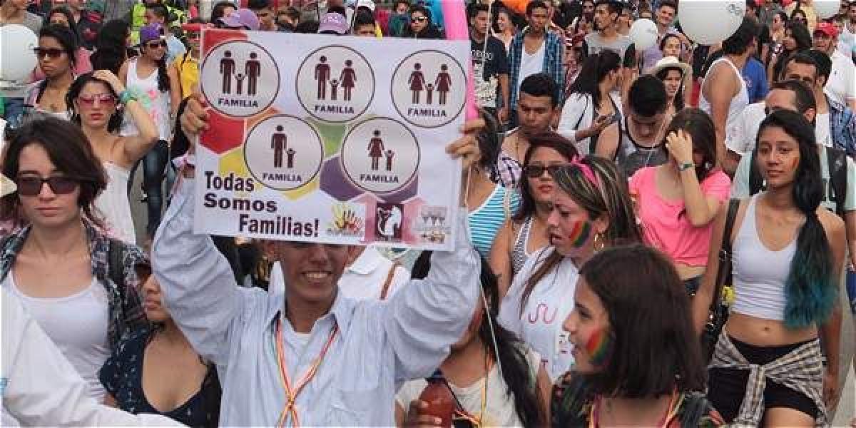 A nivel nacional la comunidad LGTBI ha realizado marchas para que les reconozcan la posibilidad de adoptar
