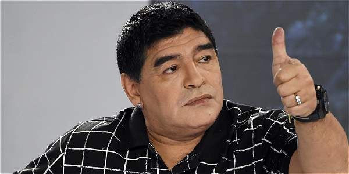 Diego Maradona, exjugador de fútbol argentino.