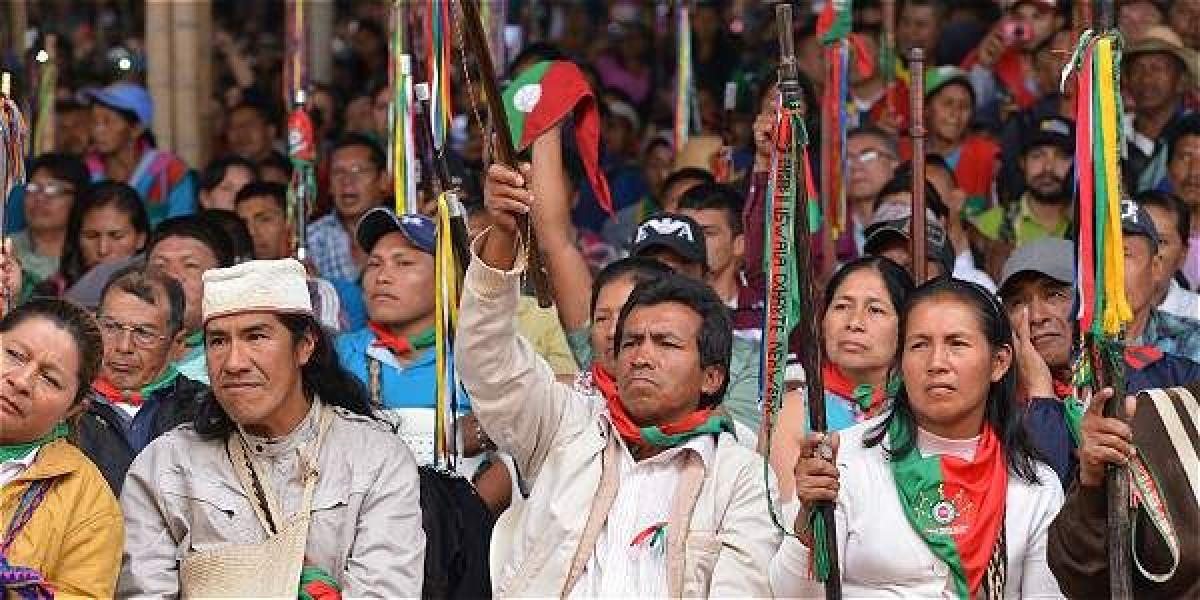 Este miércoles cerca de 7.000 indígenas del Cauca ratificaron su apoyo al Sí para el plebiscito del próximo 2 de octubre