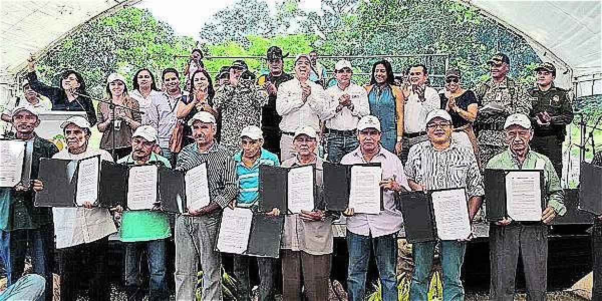 A los habitantes de Macayepo les restituyeron 200 hectáreas en noviembre de este año.