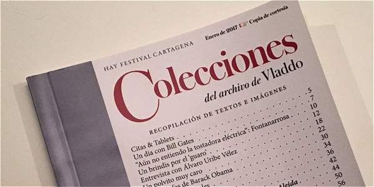 La revista 'Colecciones' se está distribuyendo en sitios estratégicos de Cartagena, durante el Hay Festival.