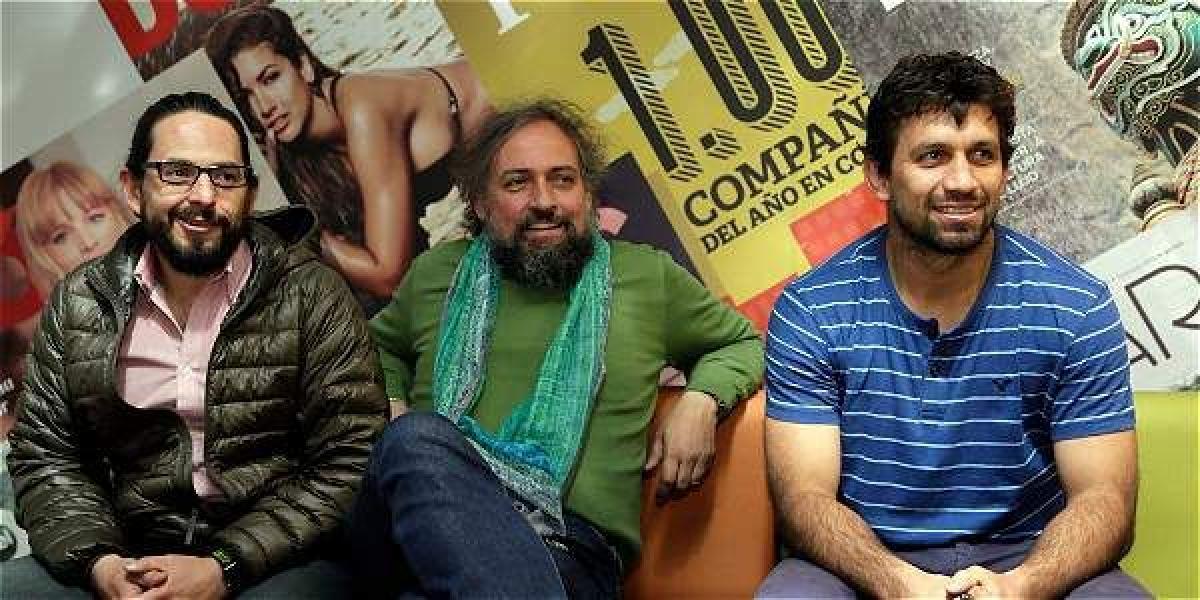 Fabricio Alarcón, Carlos Esteban Lemoine y Pablo Lemoine, del Centro Nacional de Consultoría.