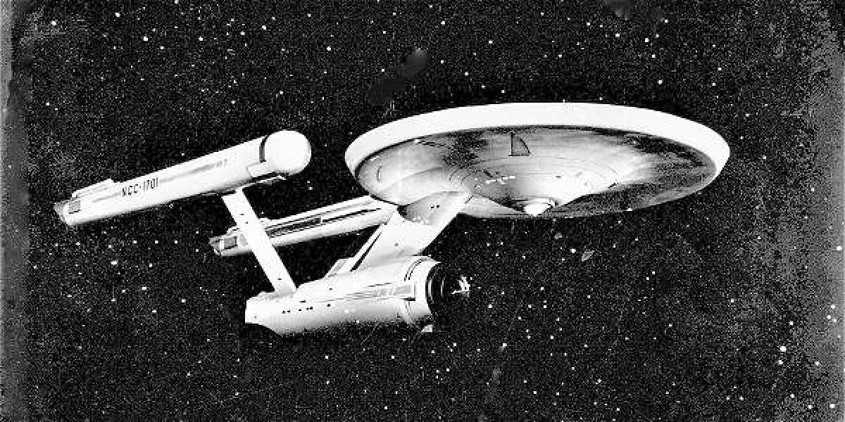 Enterprise, la famosa nave que ha servido de escenario a las aventuras de Star Trek. Foto: Archivo particular.