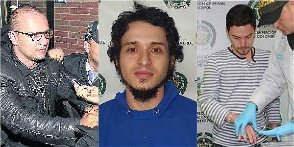 Andrés Sepúlveda, 'Oroboruo' y Jaime Solano, tres 'hackers' capturados en Colombia.
