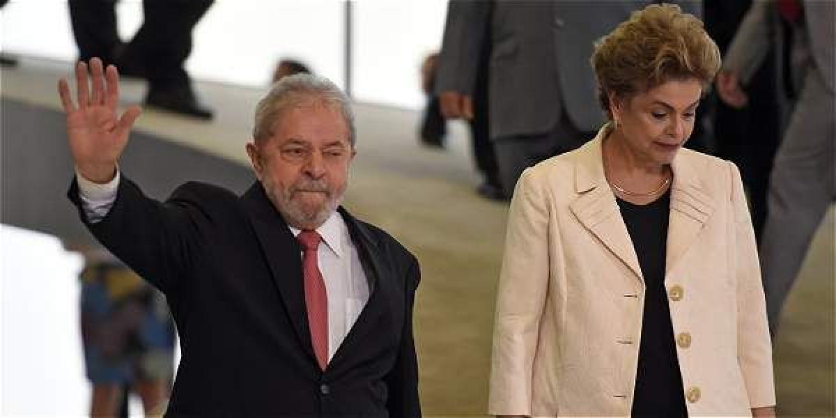 Lula y Rousseff, los protagonistas del proceso.