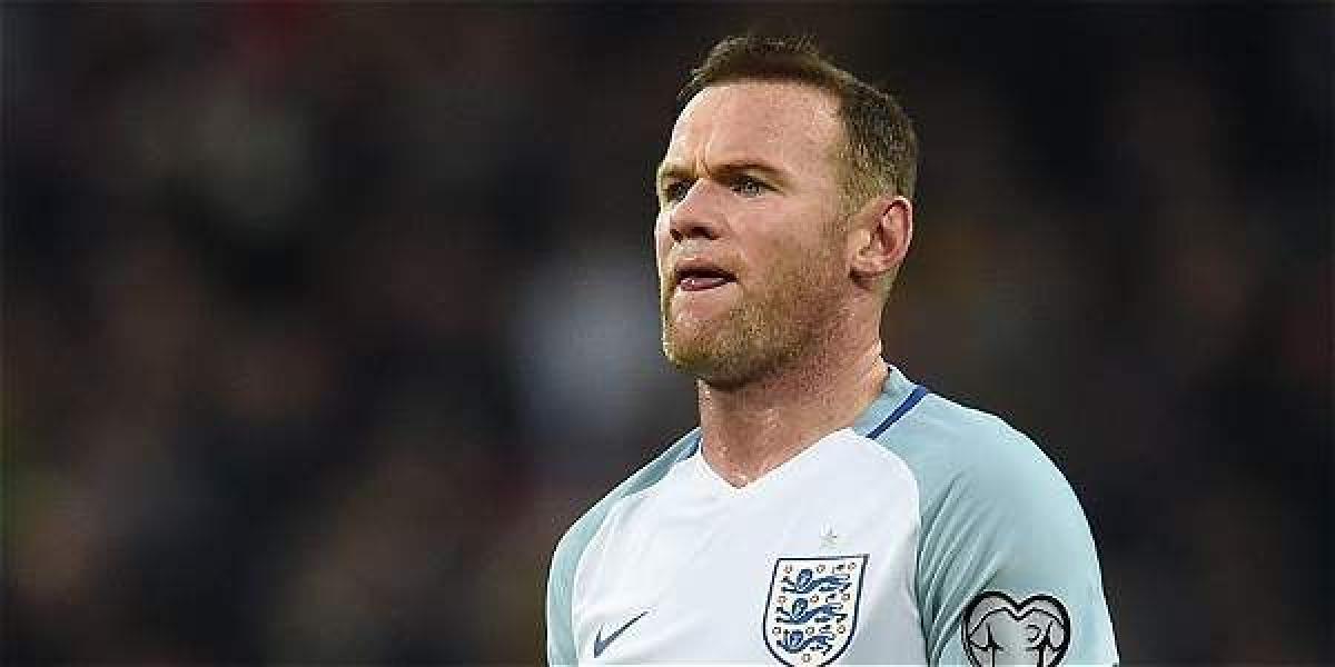 Wayne Rooney, jugador inglés.