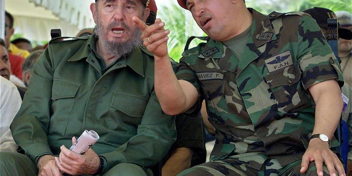 El expresidente de Venezuela Hugo Chávez y Fidel Castro consolidaron una amistad muy fuerte.