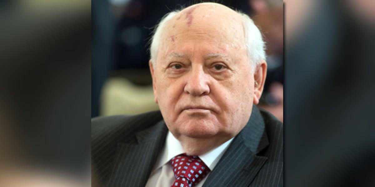 Así luce hoy Gorbachov. El exmandatario ruso fue el autor intelectual de la Cumbre Mundial de Premios Nobel de Paz.