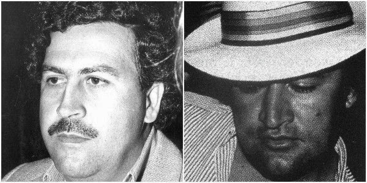 Los fallecidos narcos Pablo Emilio Escobar Gaviria y Gonzalo Rodríguez Gacha, alias el Mexicano.