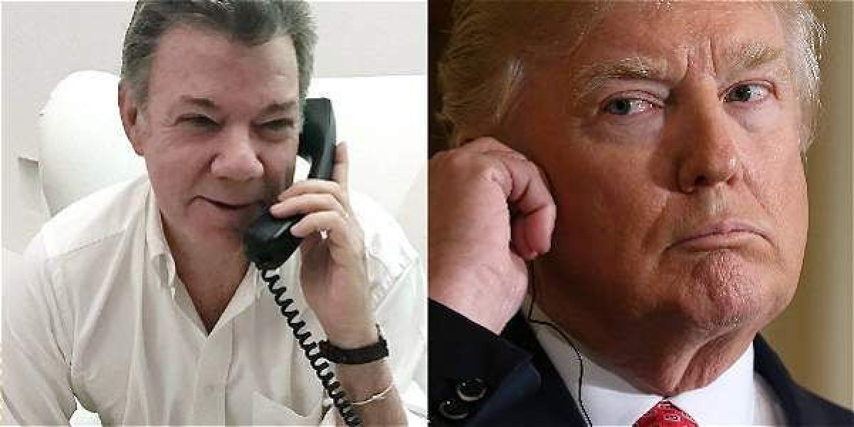 La conversación del presidente Santos y Trump mostró que hay interés de seguir con la cooperación.