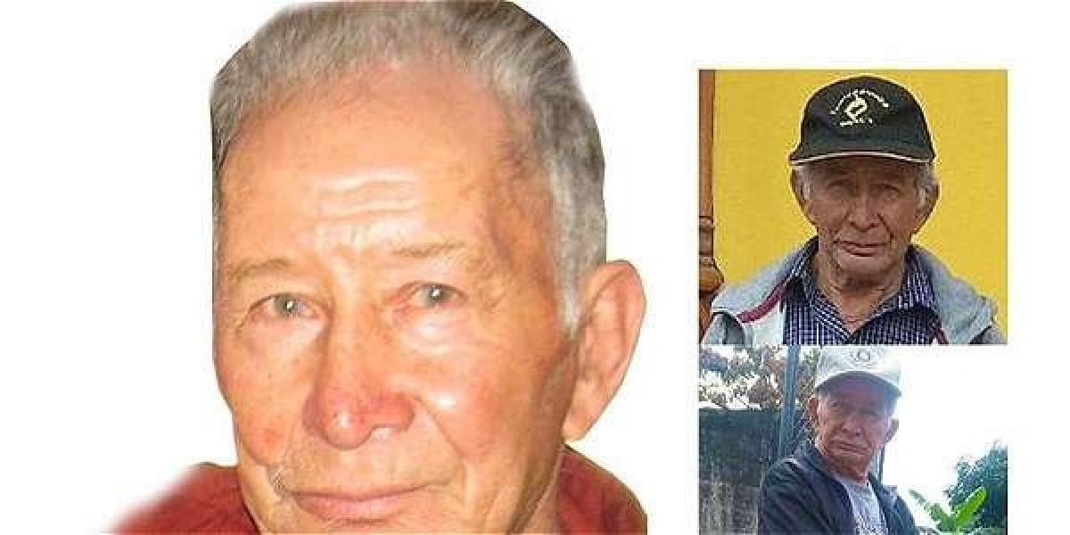 Juan Fandiño de 85 años, desaparecido el domingo 12 de febrero.