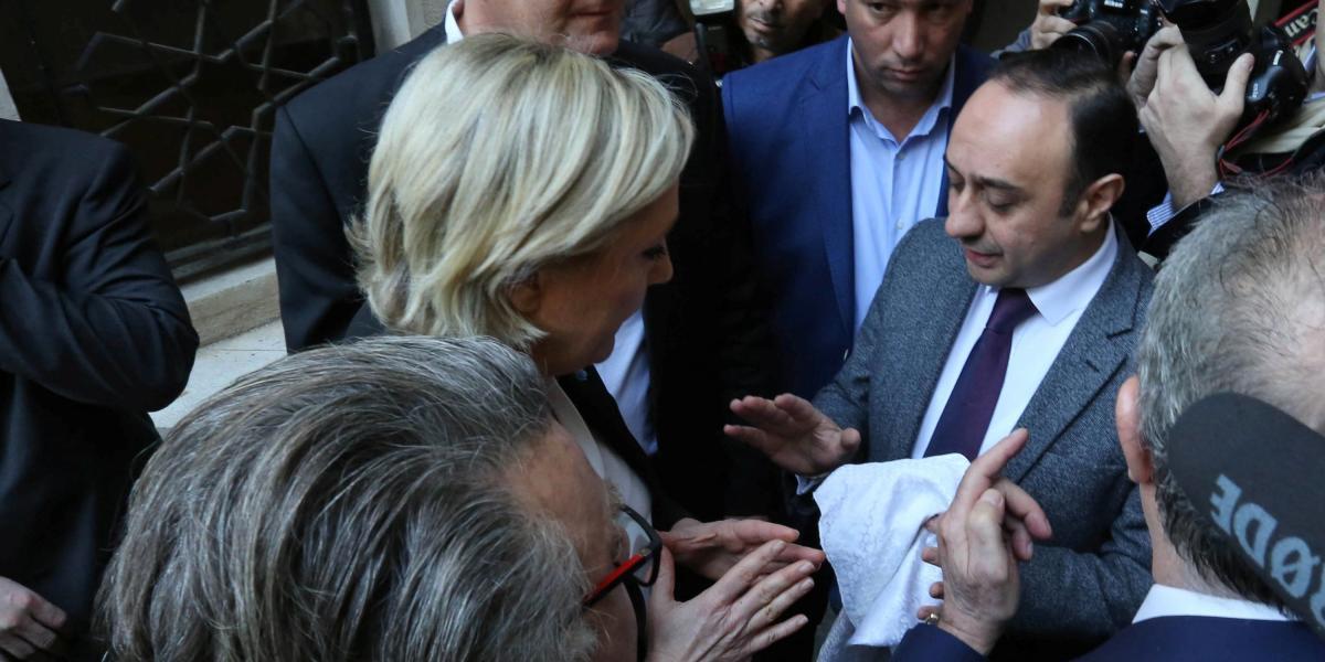 Marine Le Pen, candidata de la derecha francesa a la presidencia.