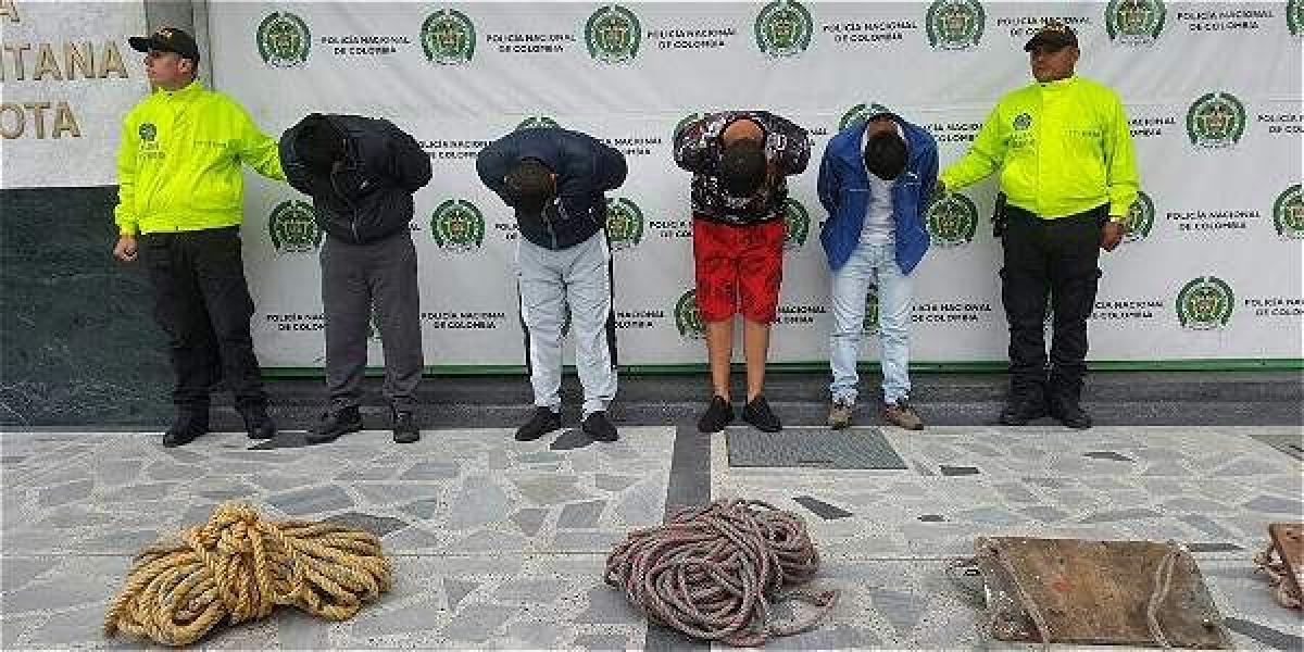 Los cuatro hombres fueron enviados a la cárcel La Modelo.