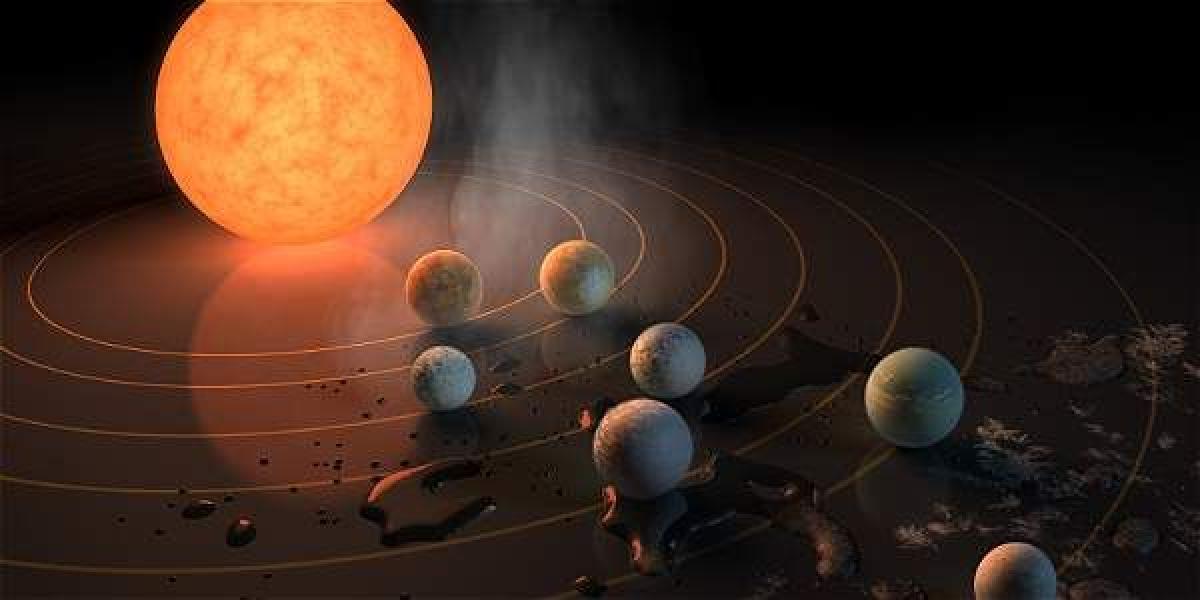 Siete planetas similares a la Tierra fueron descubiertos por la Nasa.