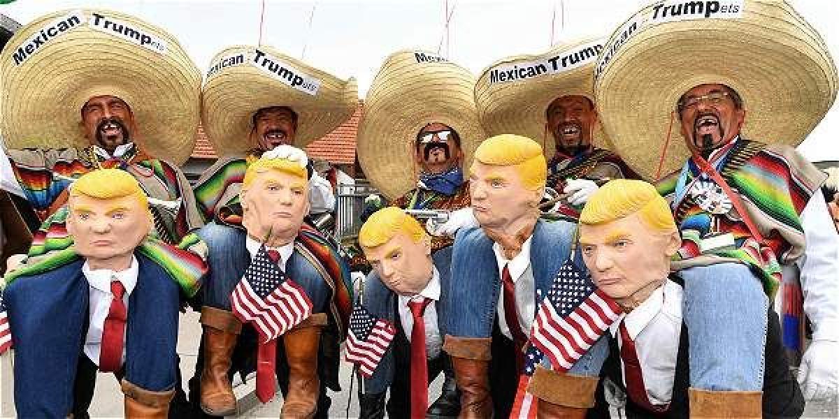 Las protestas y manifestaciones de burla hacia Trump se han tomado México, pero también ciudades europeas.