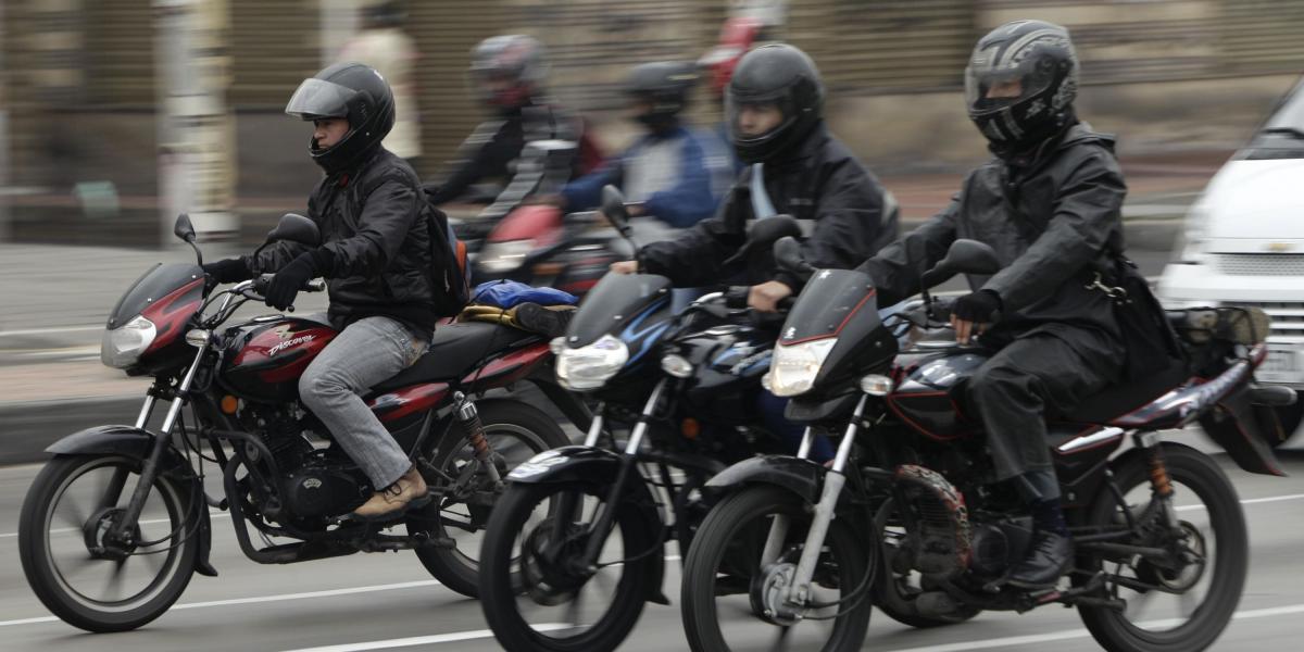 Se estima que en Bogotá hay cerca de 450.000 motocicletas.