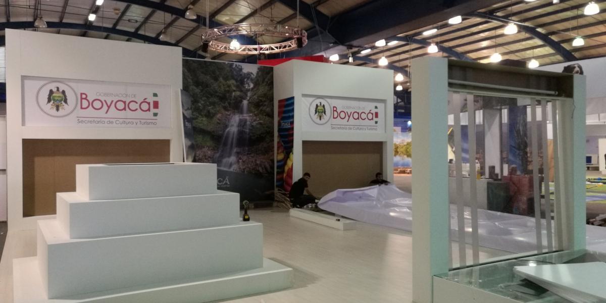 El cubículo de Boyacá tendrá 110 metros cuadrados. Estará ubicado en el Pabellón Colombia de Corferias.