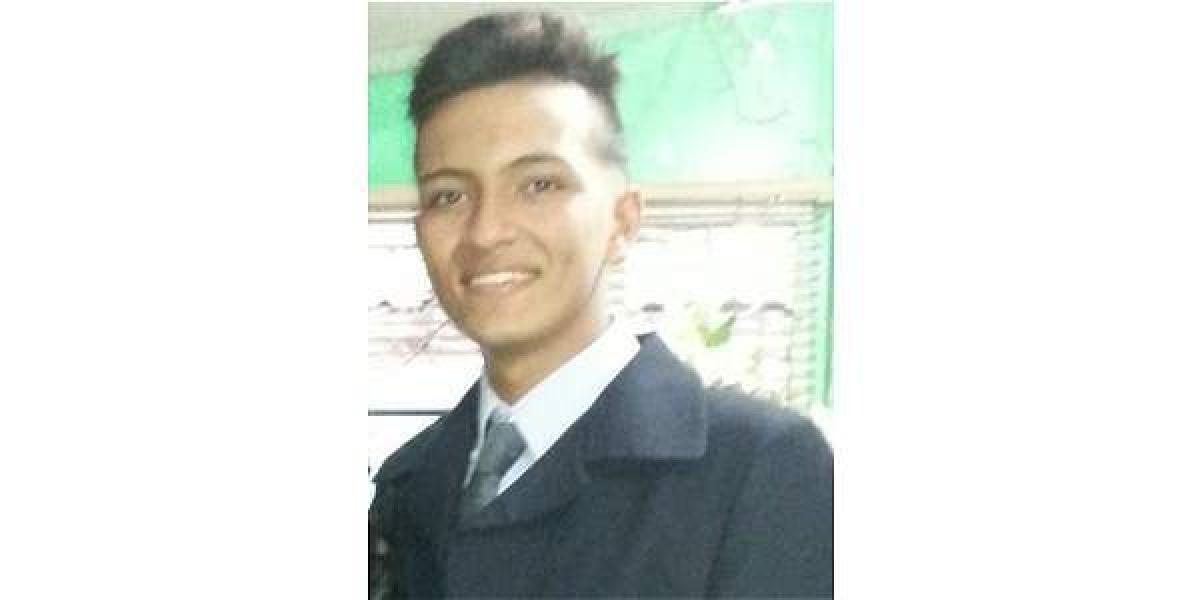 Bryan Andrés Montaña, de 17 años. EL TIEMPO publica su foto con autorización de sus padres para ayudar en su ubicación.