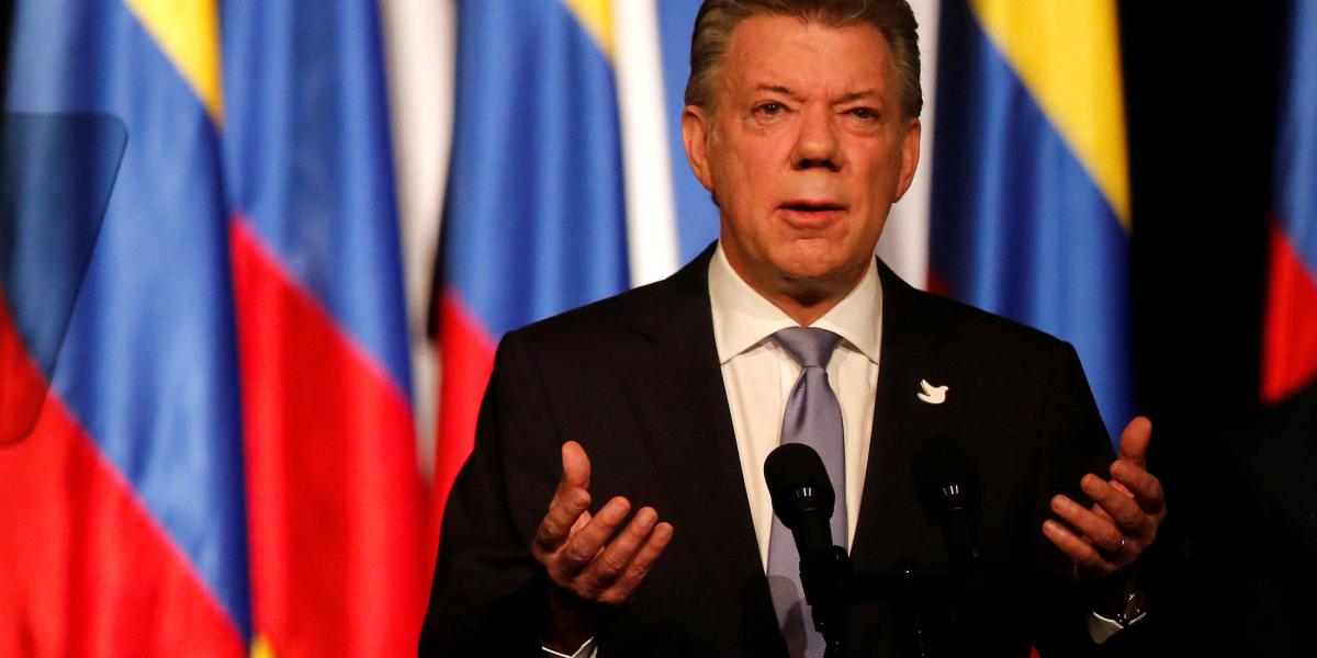 El presidente Juan Manuel Santos aseguró que la paz no puede ser la bandera política para el 2018
