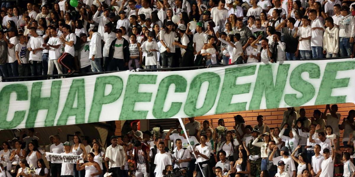 Los hinchas del Chapecoense esperan nuevos éxitos de su equipo.