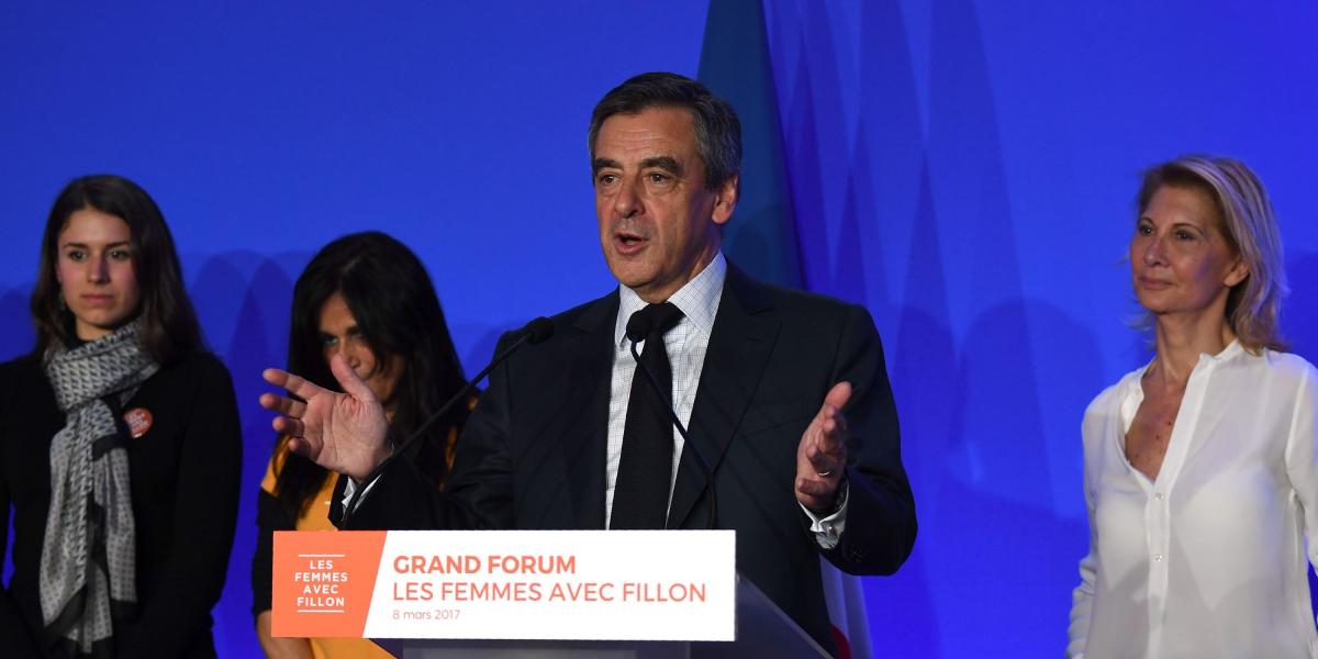 Francois Fillon, candidato presidencial de la derecha francesa.