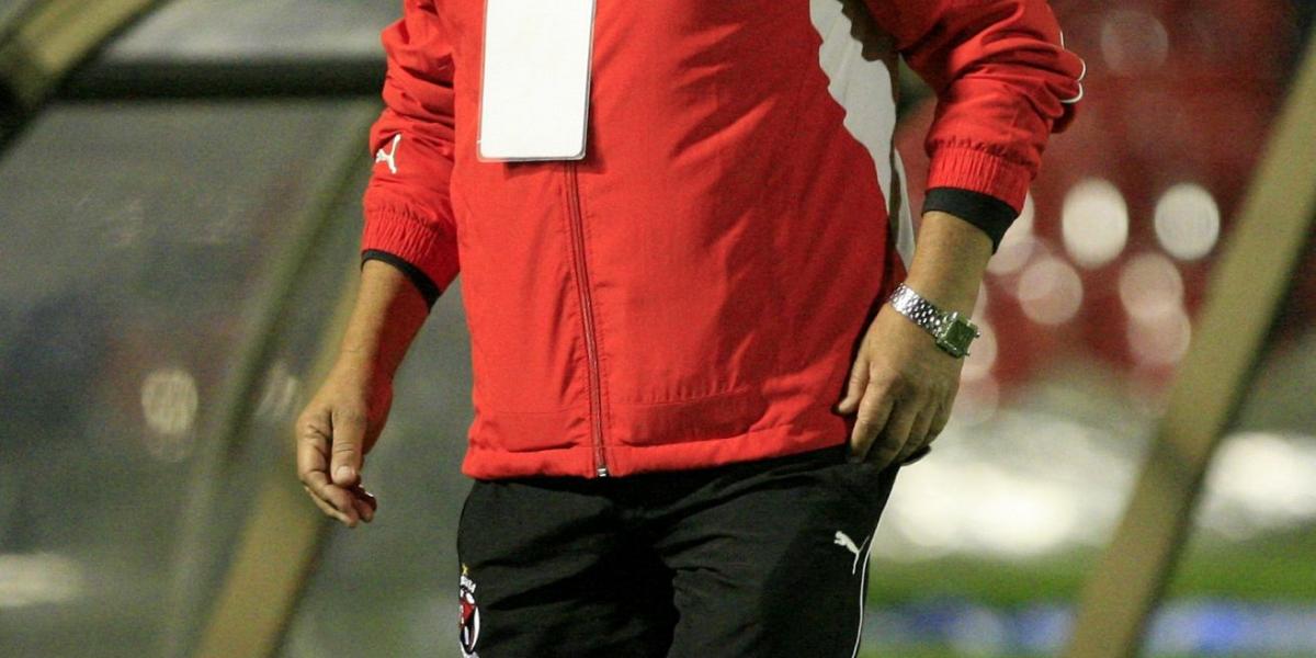 Aníbal 'Maño' Ruiz, en su paso por el Cúcuta Deportivo, en 2008.