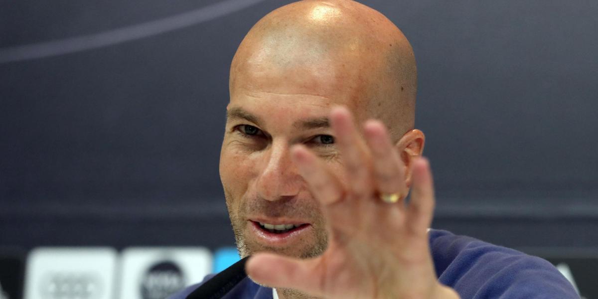 Zinedine Zidane, DT del Real Madrid.