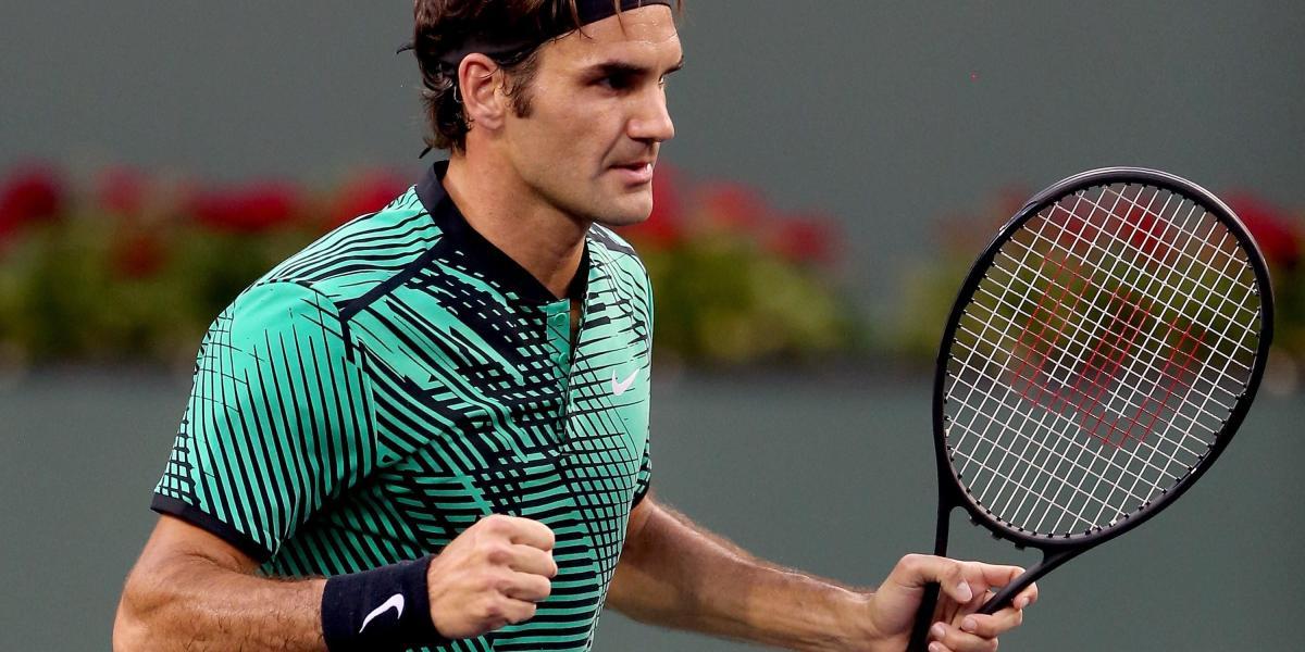 Roger Federer, por el título de Indian Wells.