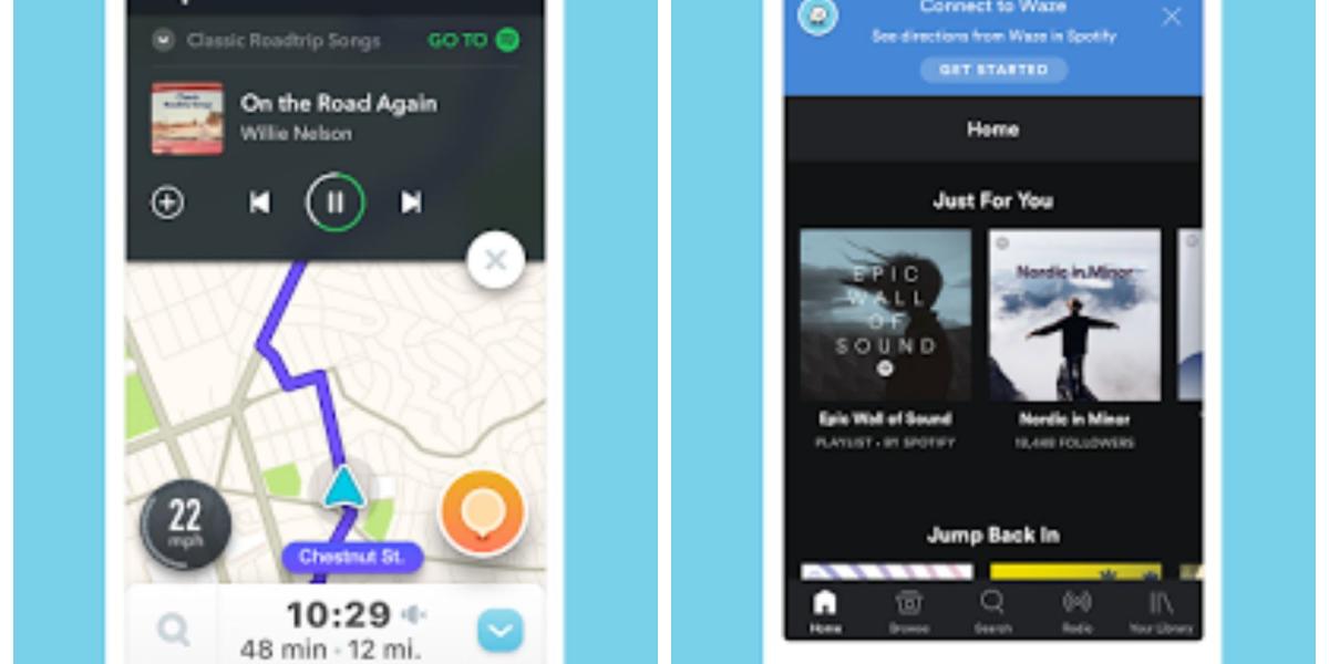 Usuarios podrán cambiar fácilmente de canción desde la aplicación de Waze.