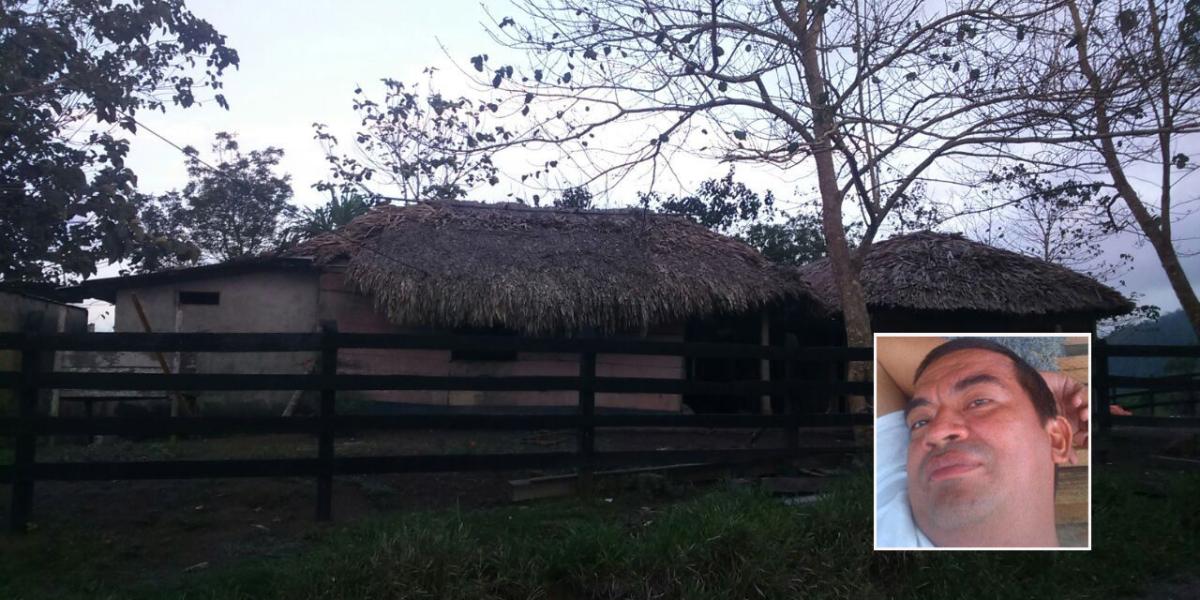 Esta fue la finca donde fue abatido 'Ramiro Bigotes', en zona rural de San Pedro de Urabá.