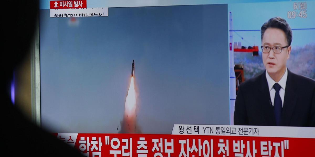 Lanzamiento fallido de un misil por parte del régimen de Corea del Norte.