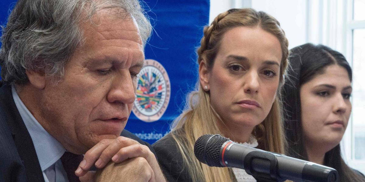 Luis Almagro y Lilian Tintori se reunieron el lunes pasado en EE. UU. para hablar de presos políticos.