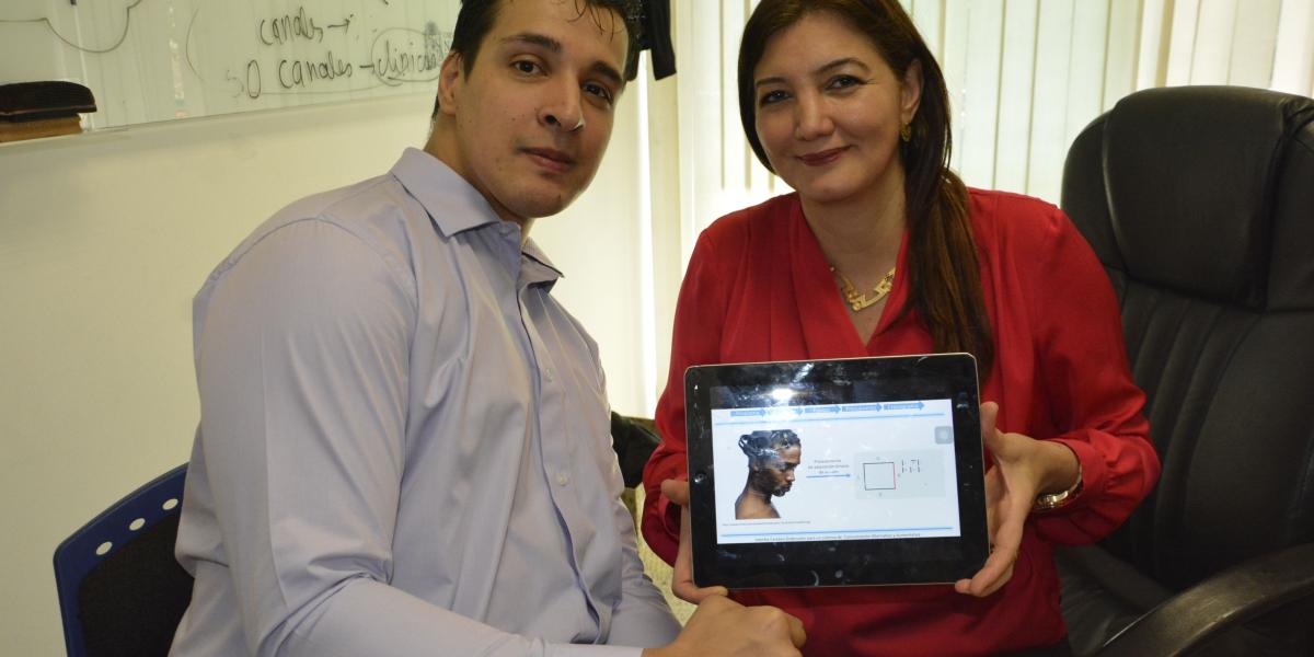 Jhon Fernando Sánchez y Patricia Jaramillo lideran el proyecto Interfaz Cerebro Ordenador para un sistema de Comunicación Alternativa y Aumentativa.