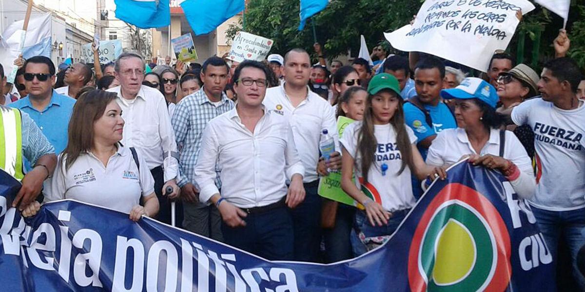 El exalcalde de Santa Marta, Carlos Caicedo, iniciará la recolección de firmas para inscribir su campaña a la presidencia de la República.