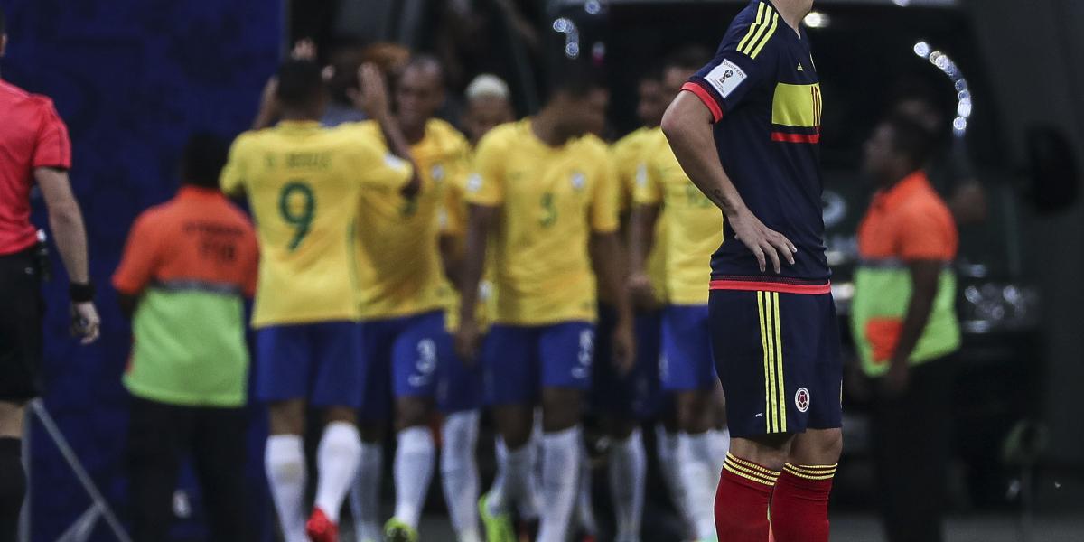 La Selección Colombia perdió de visitante con Brasil