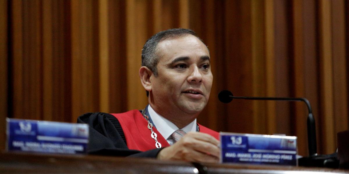 El presidente de la Corte Suprema de Venezuela, Maikel Moreno.