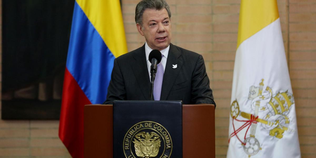 El presidente de la República, Juan Manuel Santos.